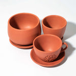 Terracotta Trio Planter Signature Bundle Verdant Lyfe